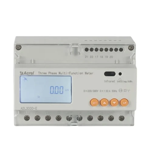 তিন ফেজ দিন রেল Kwh মিটার