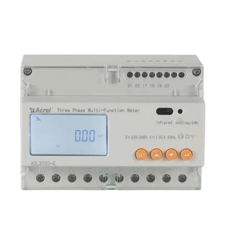 তিন ফেজ দিন রেল Kwh মিটার